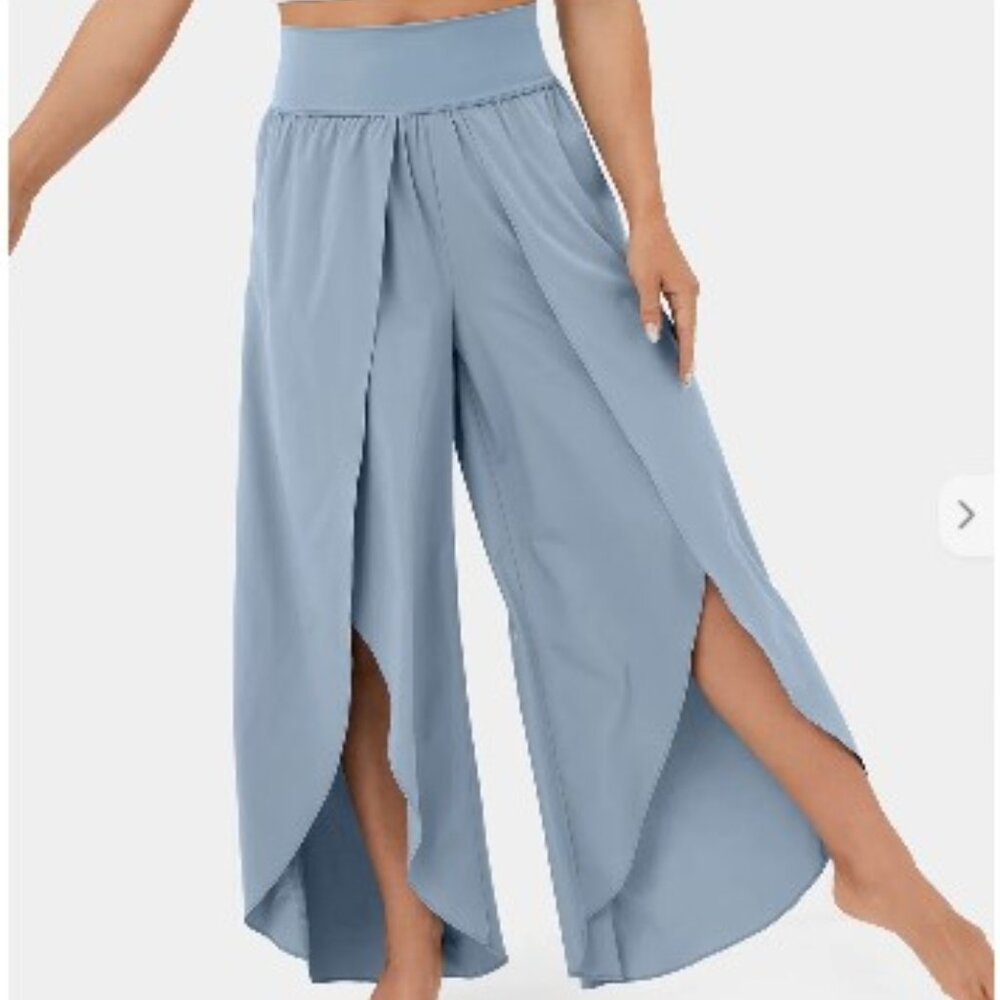 HALARA | Womens Split Leg Breezeful Pants Size XS - Sky Blue